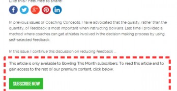 Subscriber-Only Content Example