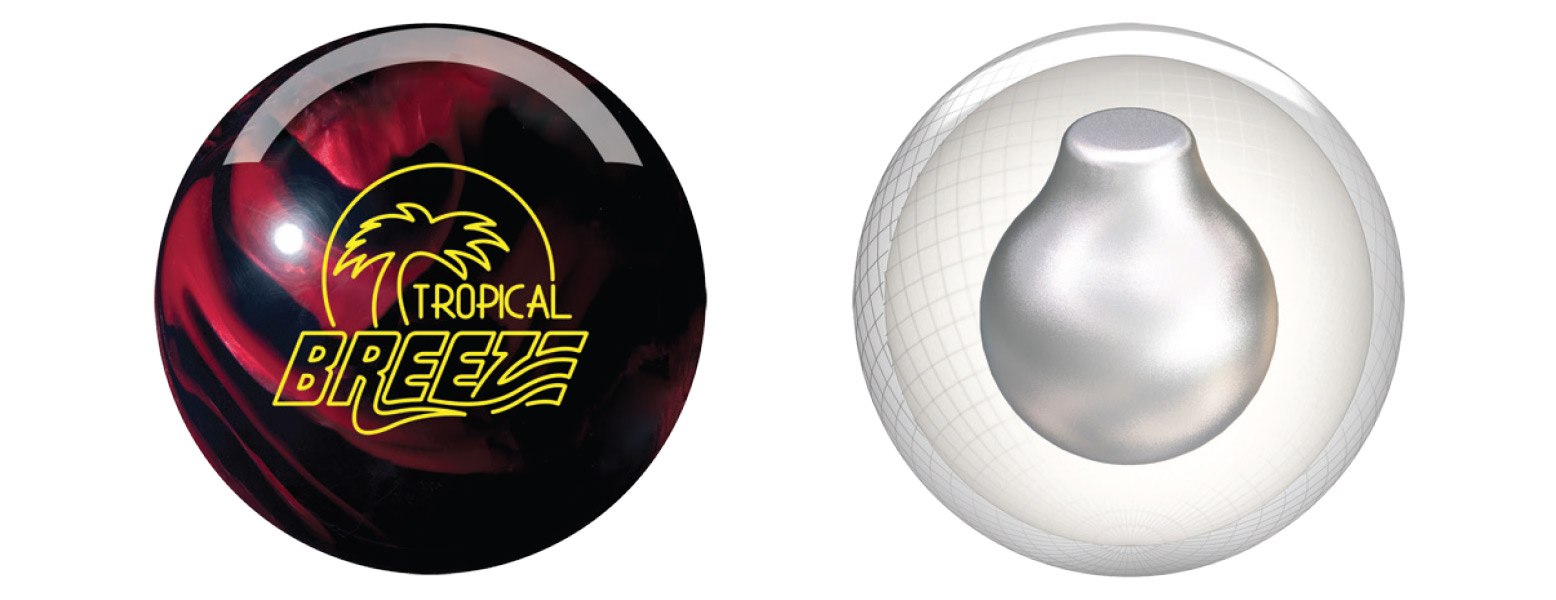 Storm Tropical Breeze Black/Cherry Bowling Ball Review | Bowling This Month