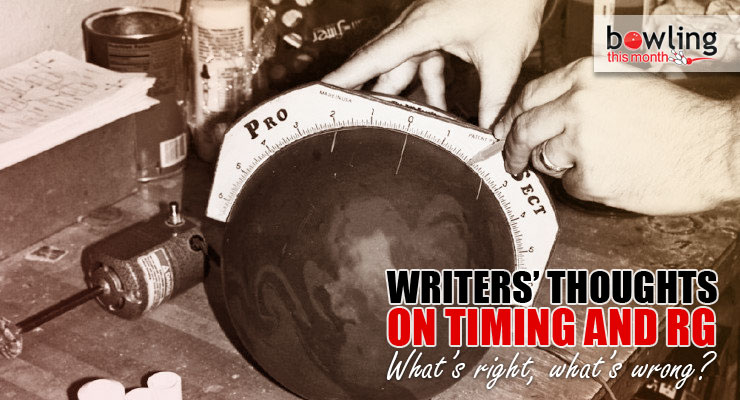 Writers' Thoughts on Timing and RG