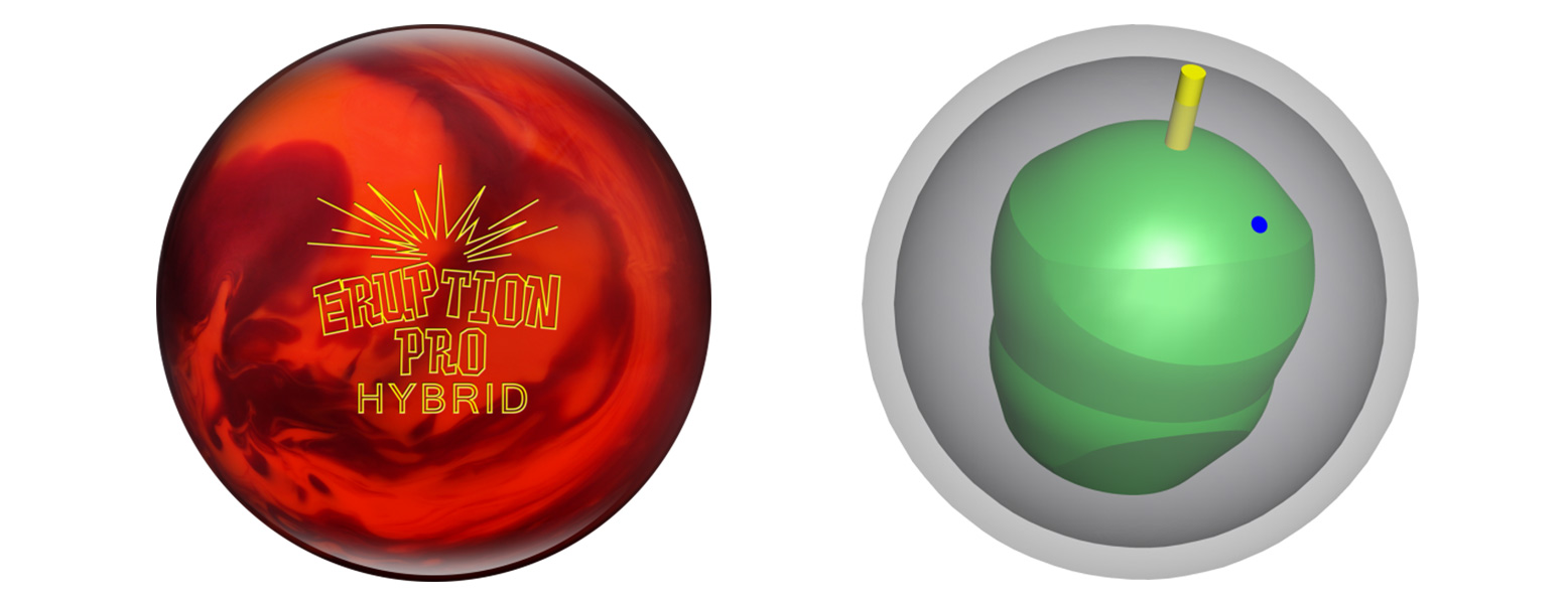 Columbia 300 Eruption Pro Hybrid Bowling Ball Review Bowling This Month