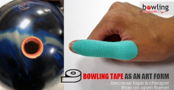 Bowling Tape as an Art Form