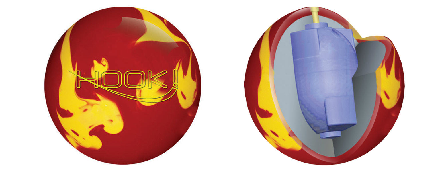 900 Global Hook! Red/Yellow Solid Bowling Ball Review Bowling This Month