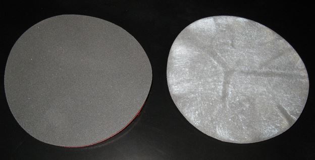 Two 500 grit Abralon pads