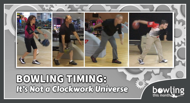 Bowling Timing: It's Not a Clockwork Universe