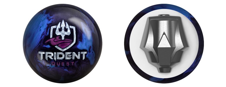 and Resurfaced Plugged MOTIV TRIDENT QUEST BOWLING BALL 15# Revived 