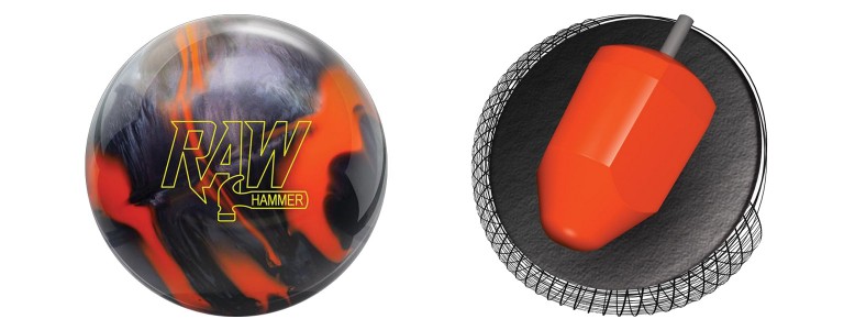 Hammer Raw Hammer Orange/Black Bowling Ball 