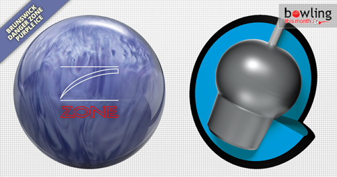 Brunswick Danger Zone Purple Ice Bowling Ball Review | Bowling